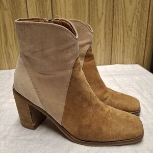 Beast Fashion Ankle Boot Booties  Women’s Size 8.5 Chunky Heel